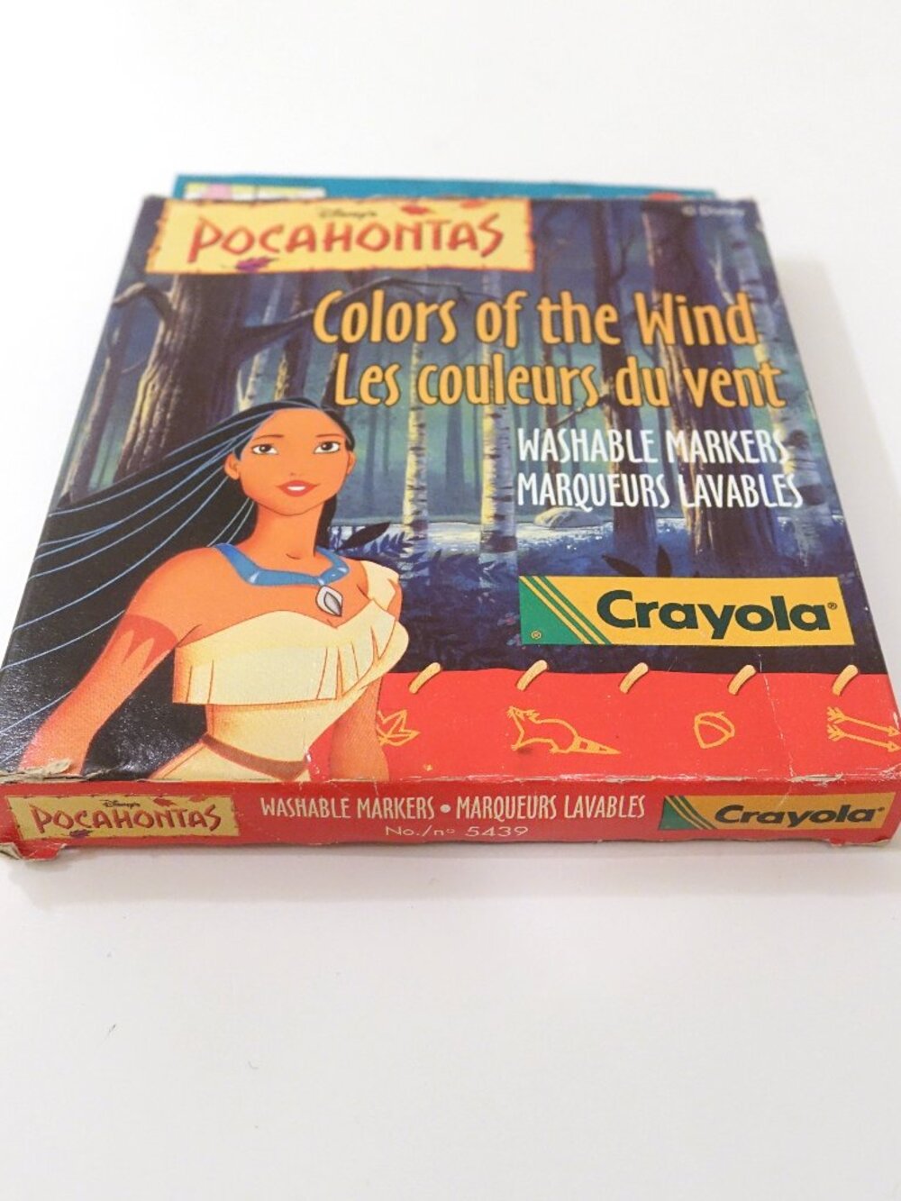 Crayola Pocahontas Colors of the Wind  - 1995 Washable Markers - Set of 8
